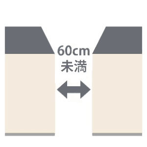 60cm未満