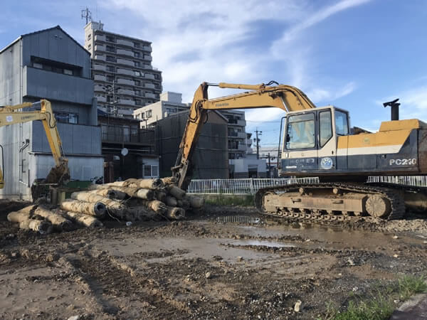愛知県一宮市のビル解体施工写真2-3